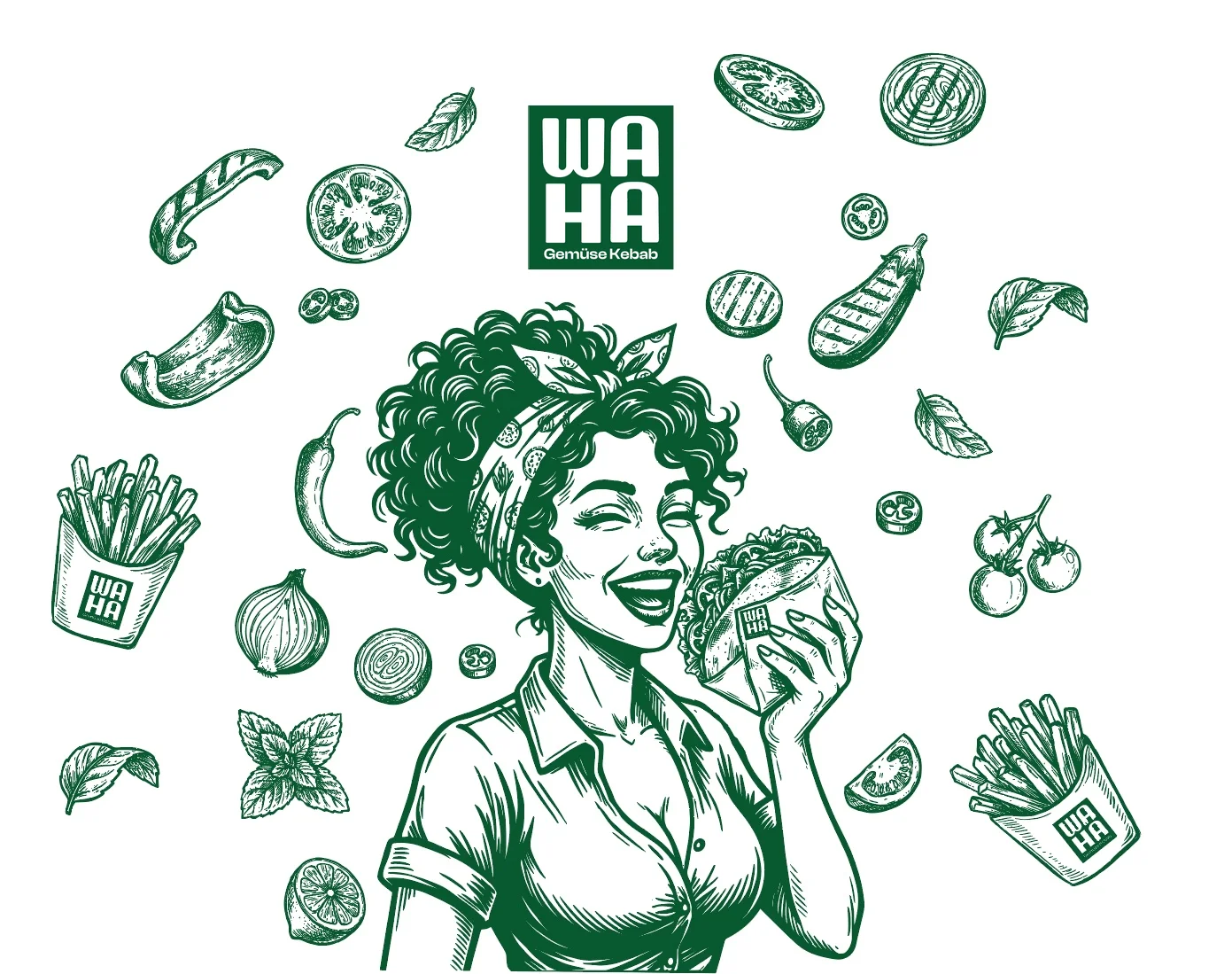 WAHA Gemüse Kebab
